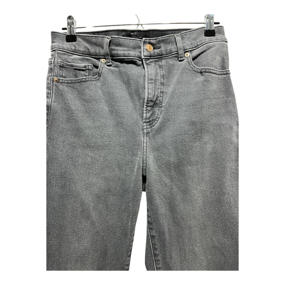 Express Men’s Modern Straight Jeans Gray Black Wash Size 8L Slim Fit - Picture 6 of 10